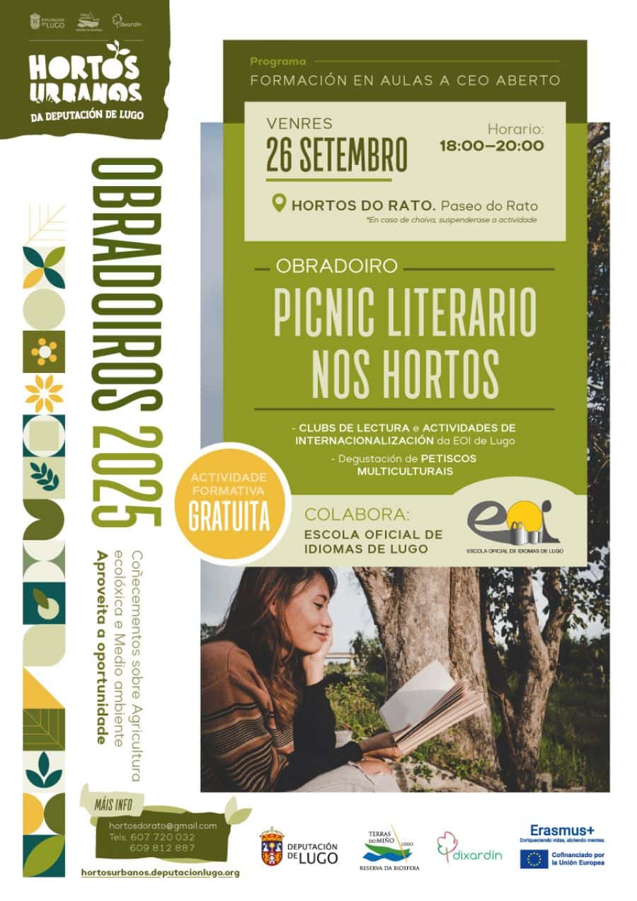Picnic literario nos Hortos