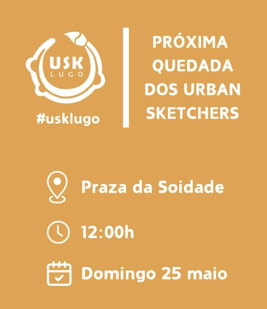Urban Sketchers Lugo | Praza da Soidade