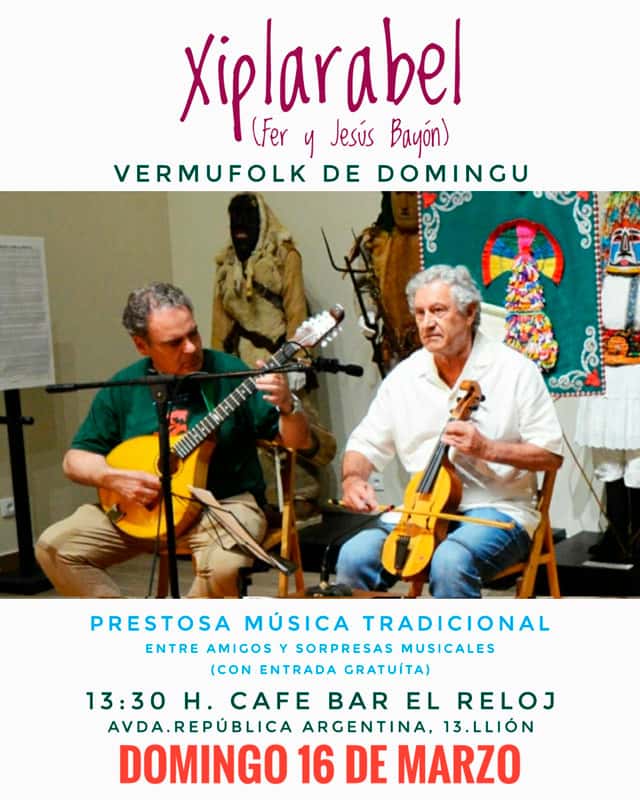 Xiplarabel. Fer y Jesús Bayón. Música Tradicional