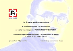 Recital poético del escritor Marcos Ricardo Barnatán