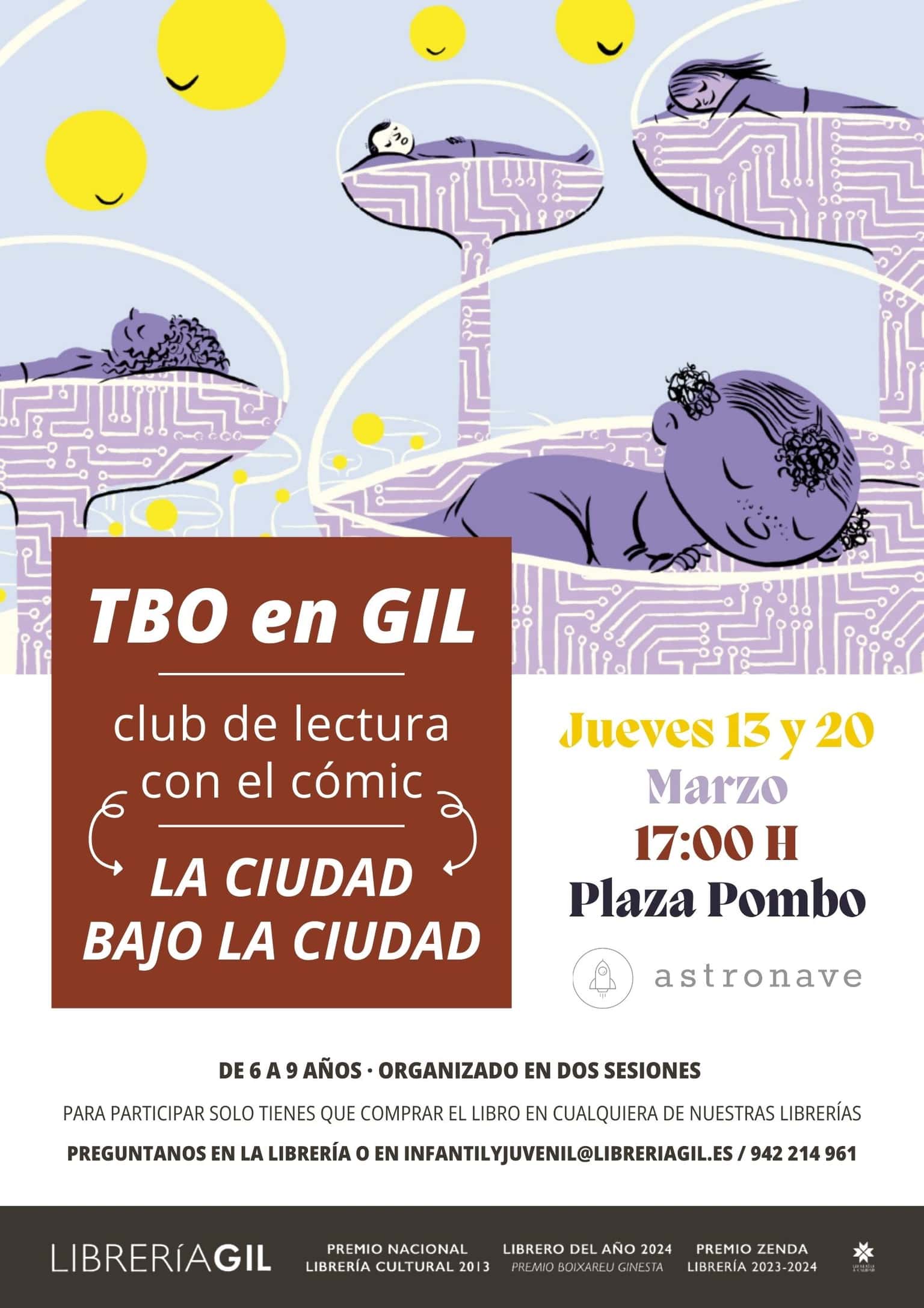 TBO en GIL. Club de lectura con el cómic "La ciudad bajo la ciudad"
