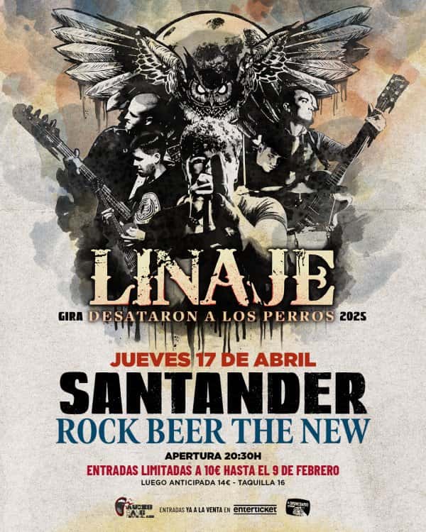 Linaje en directo presentando “Desataron a los perros”