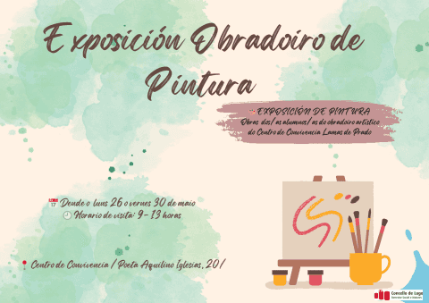 Exposición de pintura do Obradoiro de Pintura