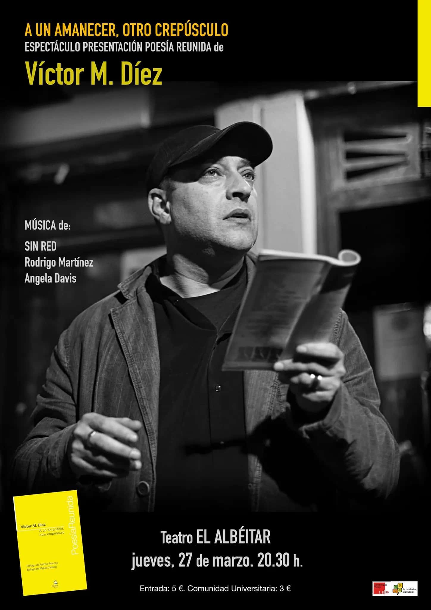 “A UN AMANECER, OTRO CREPÚSCULO”, poesía reunida de Víctor M. Díez