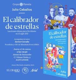 Julio Ceballos presenta su nuevo ensayo El Calibrador de Estrellas