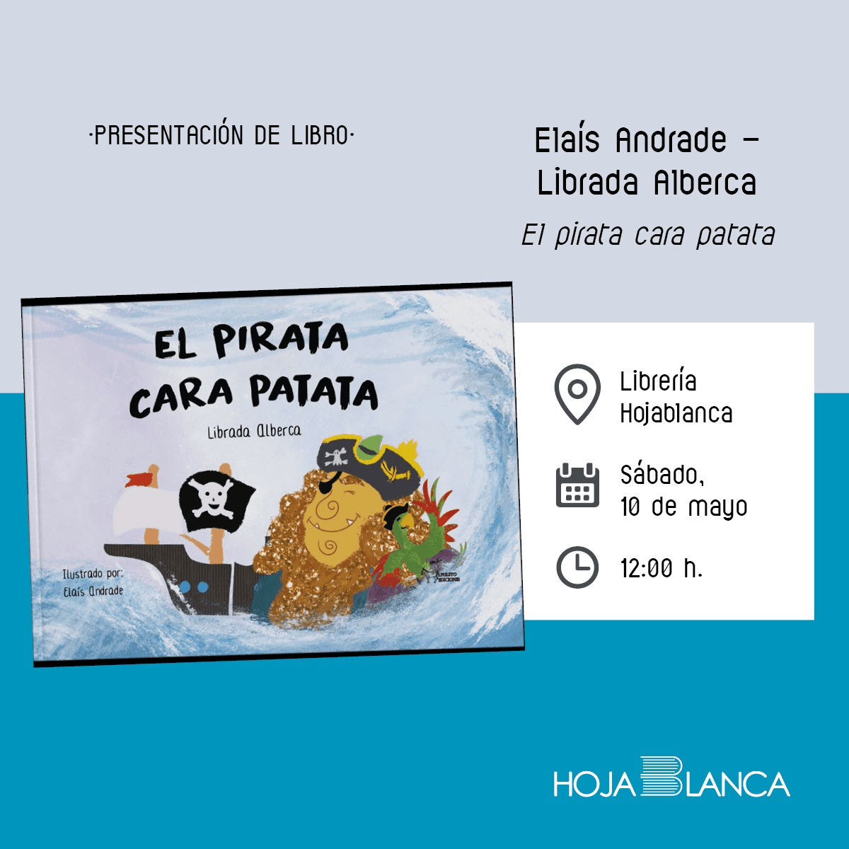 Presentación del álbum ilustrado: “El Pirata Cara Patata”