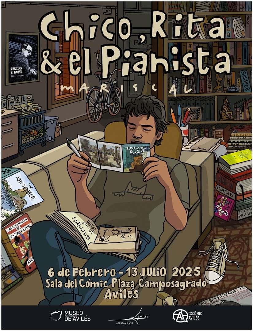 Exposición «Chico, Rita y El Pianista», de Xavier Mariscal