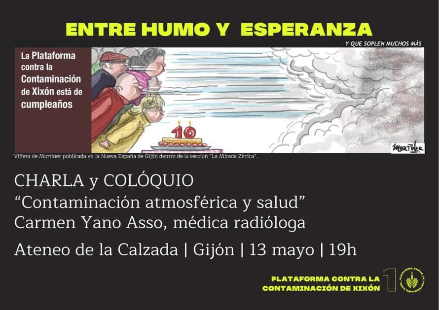 Charla-coloquio “Contaminación atmosférica y salud”