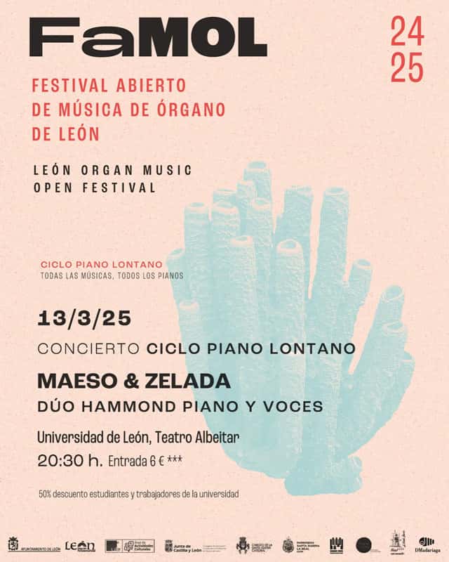 Maeso & Zelada. Festival abierto de m煤sica de 贸rgano de Le贸n