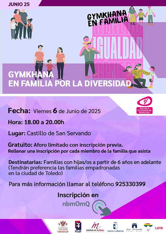 Gymkhana en familia por la diversidad