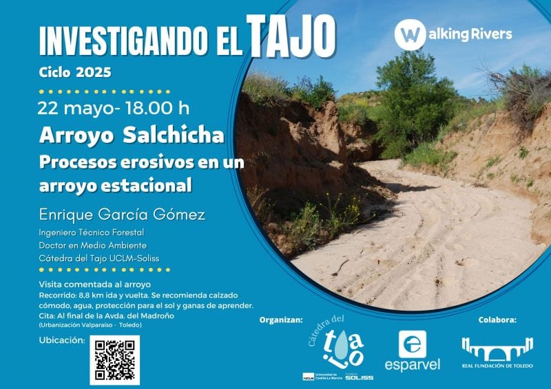 Paseo-conferencia: “Arroyo Salchicha, procesos erosivos en un arroyo estacional”