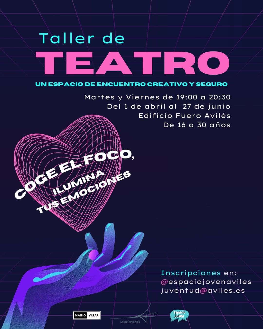 Talleres de teatro para jóvenes