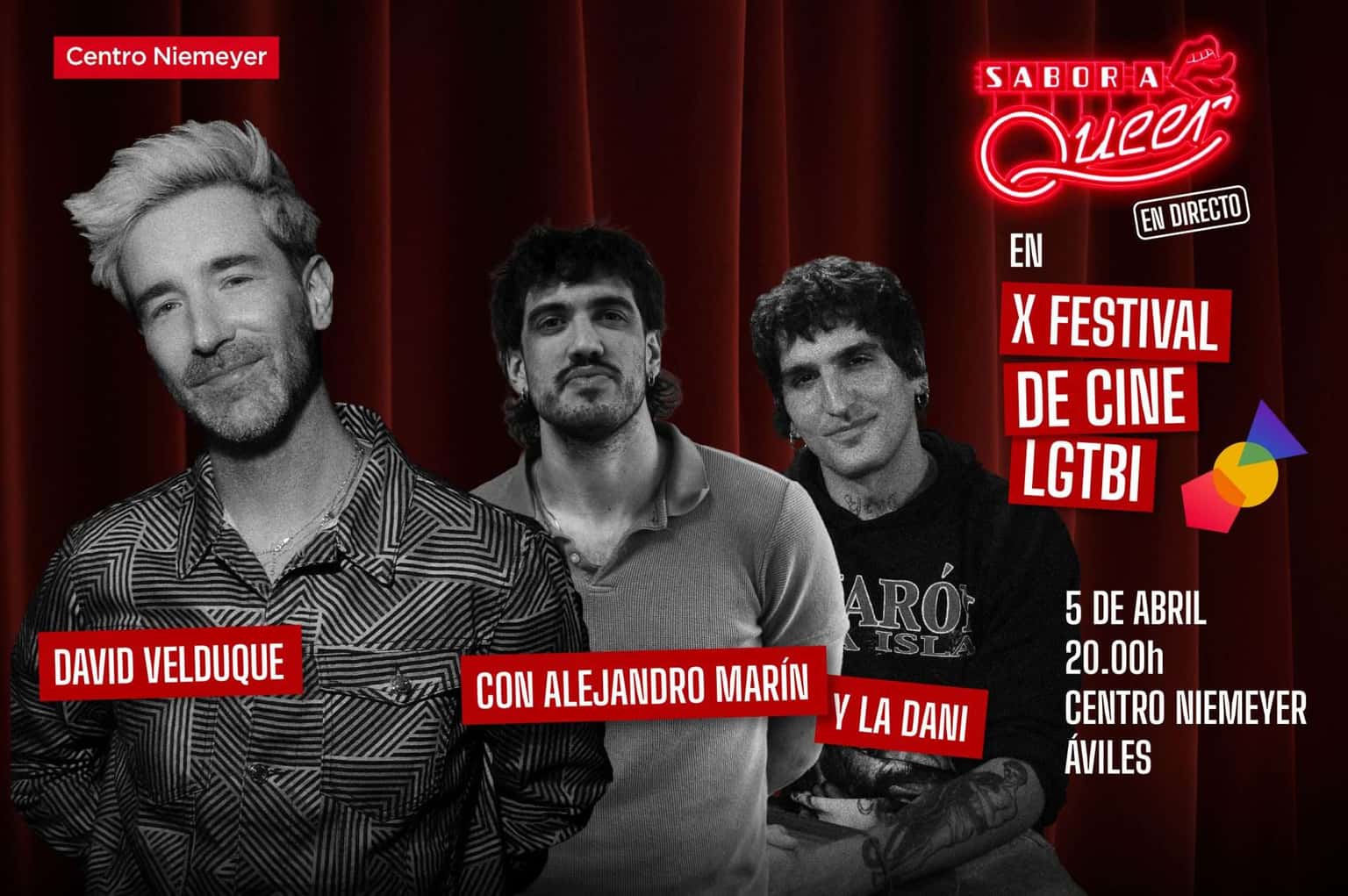Ciclo de palabra del Centro Niemeyer: «Sabor a Queer»