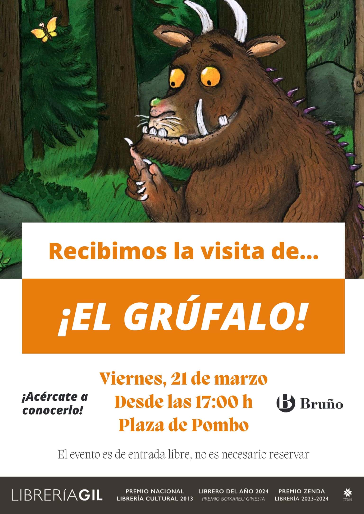 Gil recibe la visita de El Grúfalo