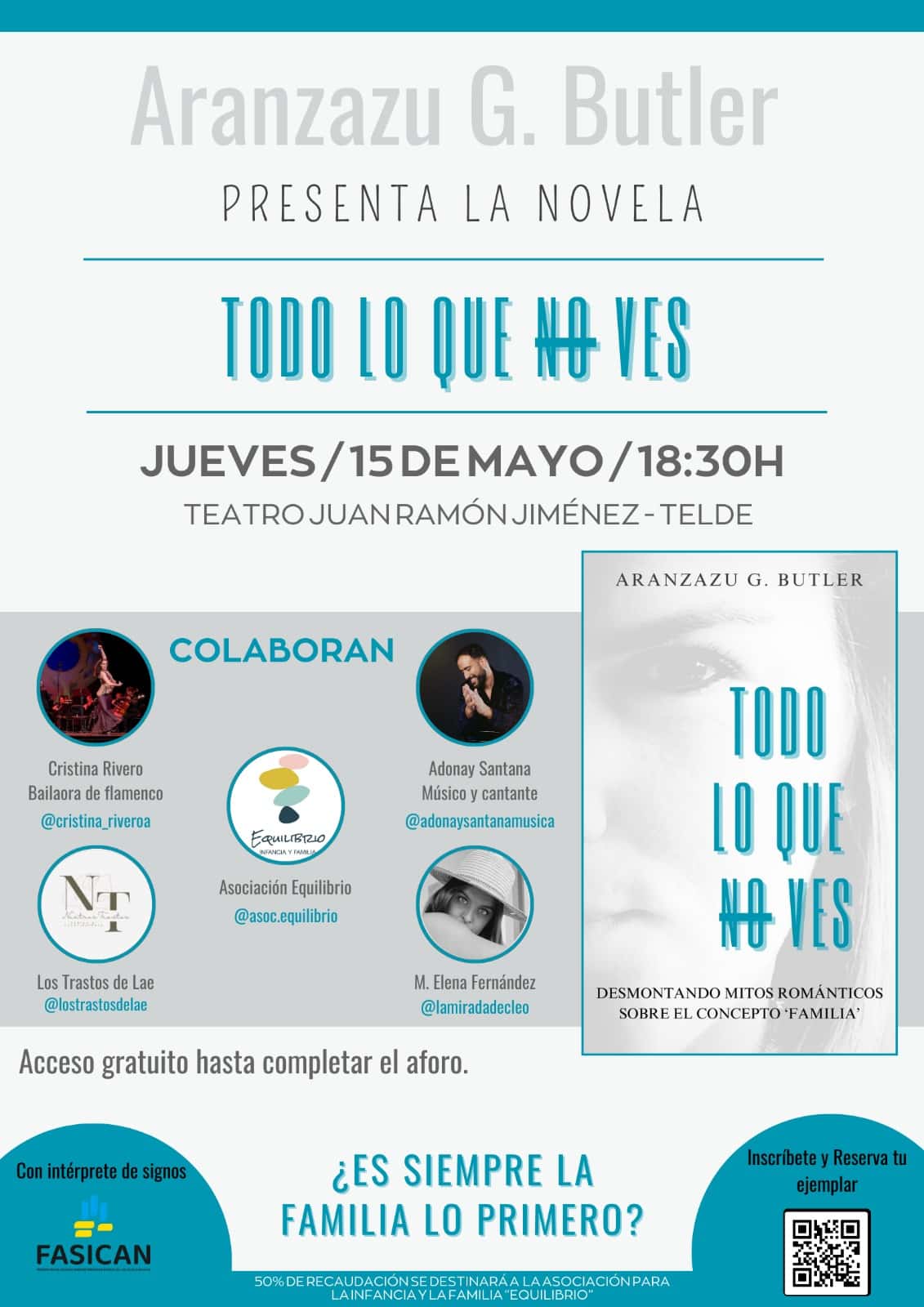 Presentación de la novela de Aranzazu G. Butler «Todo lo que no ves»