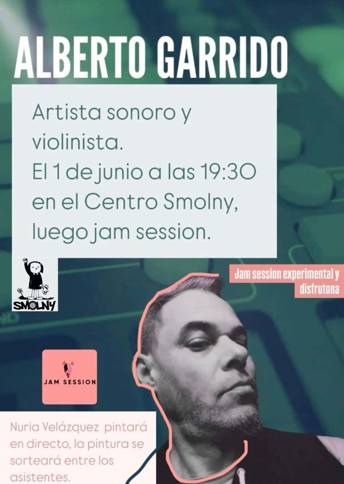 Concierto de Alberto Garrido y pintura en directo con Nuria Velázquez