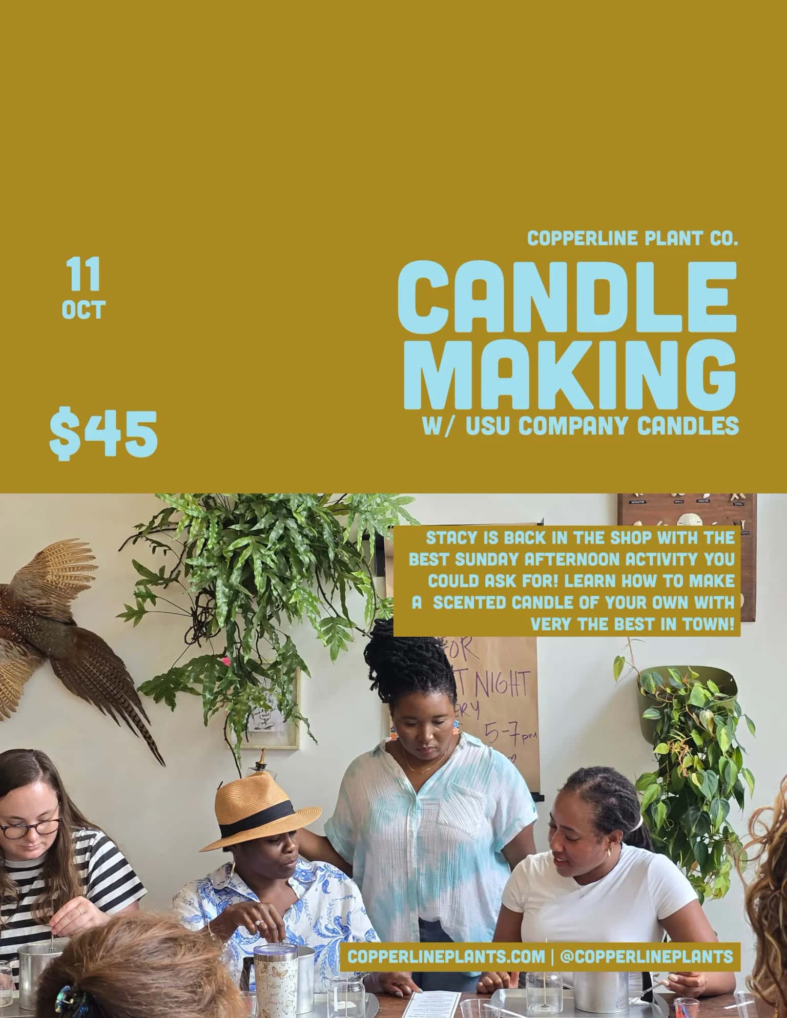 Candle Making w/ Usu Company Candles