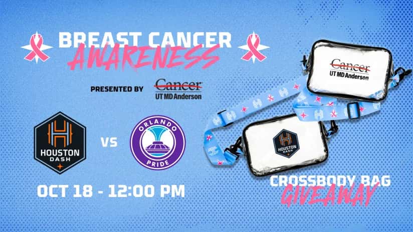 Houston Dash vs. Orlando Pride - Breast Cancer Awareness Night