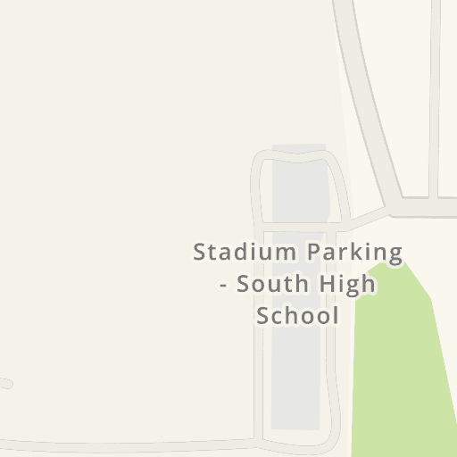 South High School parking