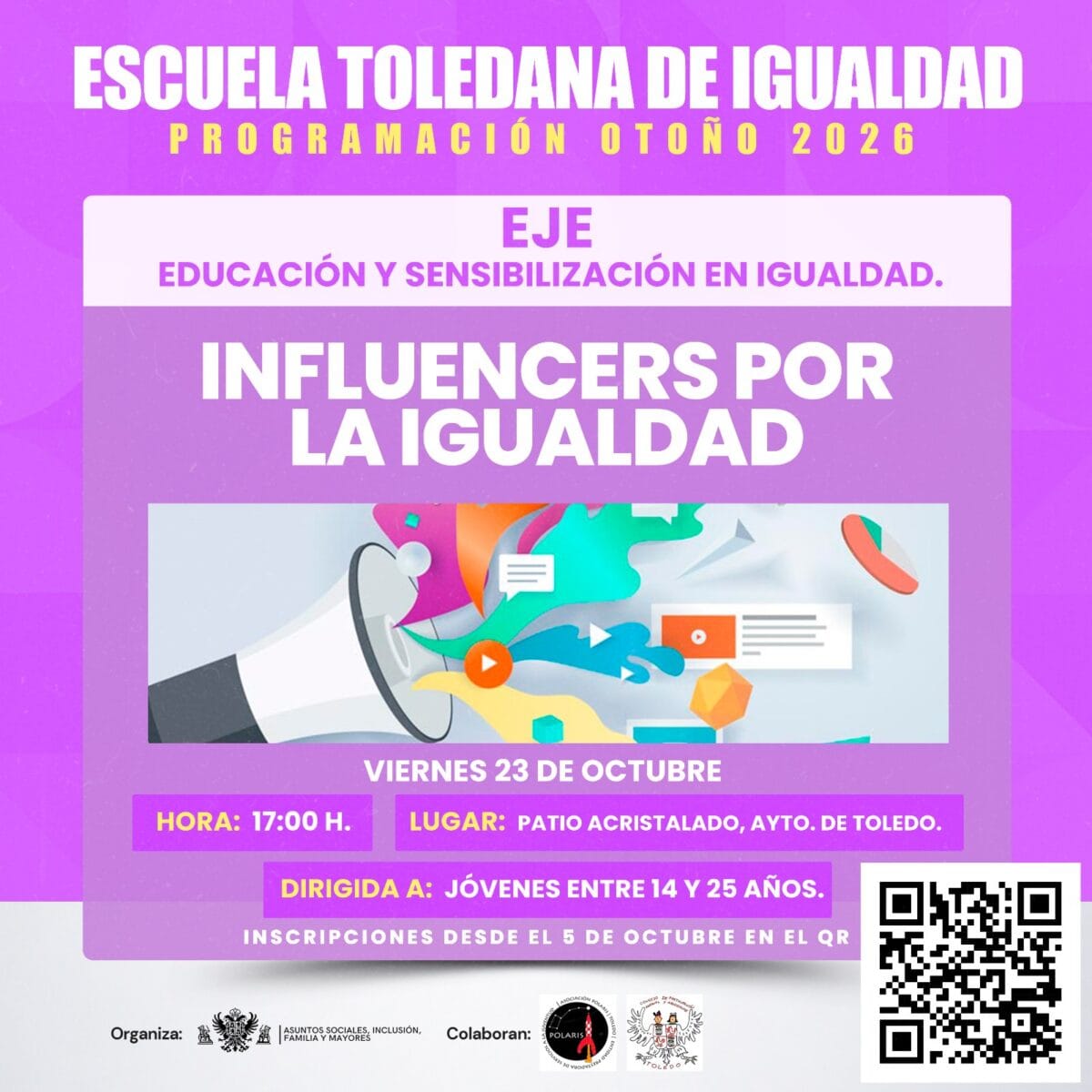 Taller Influencers por la igualdad