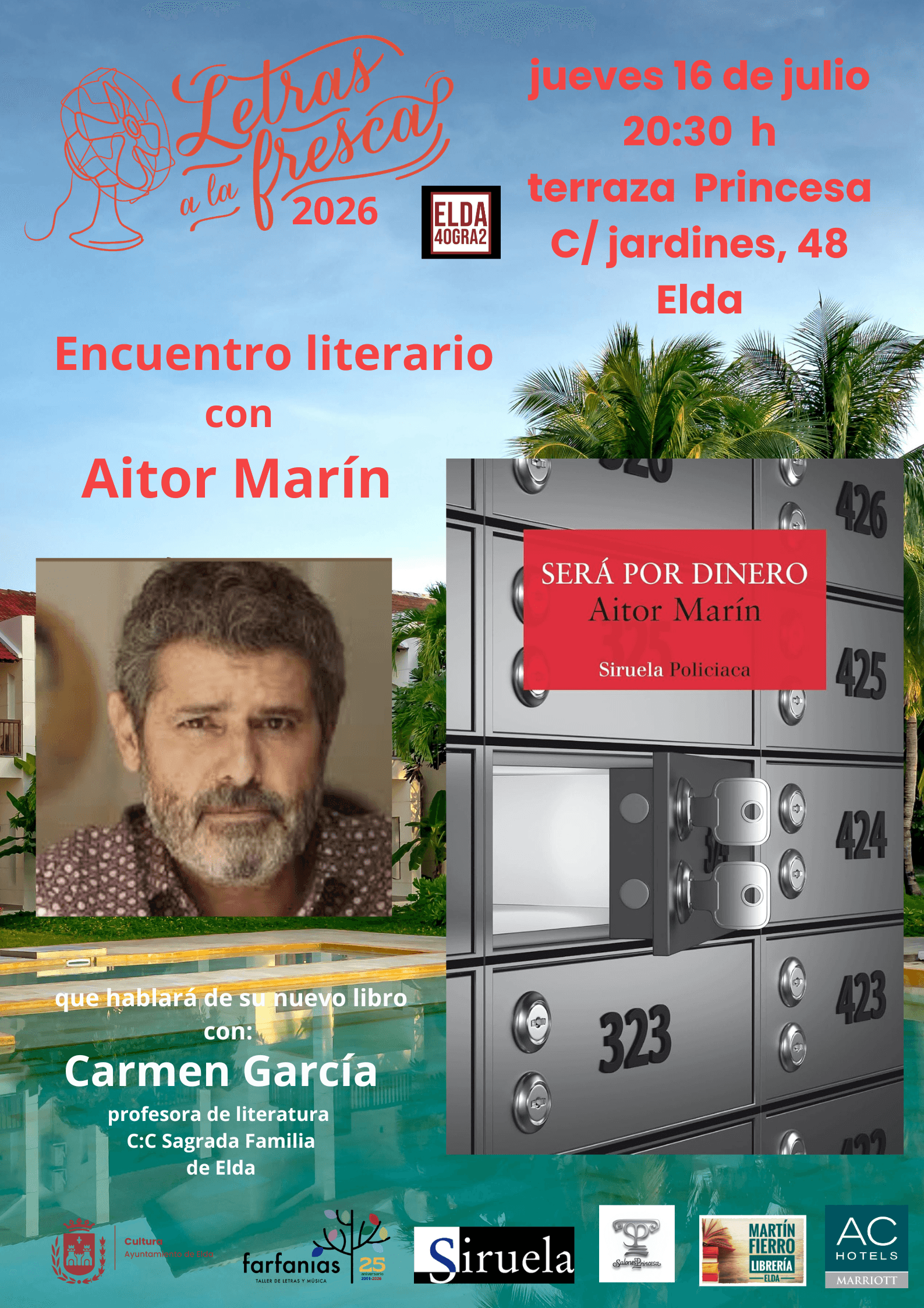 Encuentro literario con Aitor Marín y Carmen García - Letras a la fresca