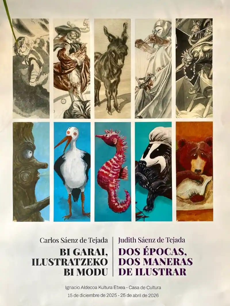 Carlos Sáenz de Tejada - Judith Sáenz de Tejada. Dos épocas, dos maneras de ilustrar