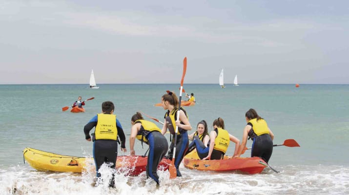 Activitats nàutiques al Centre Municipal de Vela