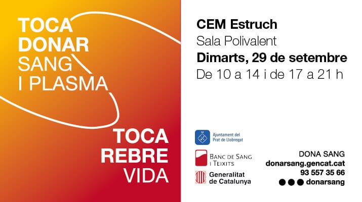 Donación de sangre en CEM Estruch
