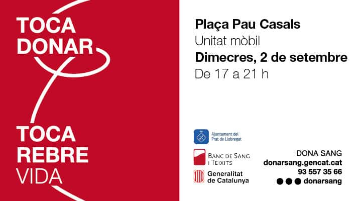 Donación de sangre en El Prat
