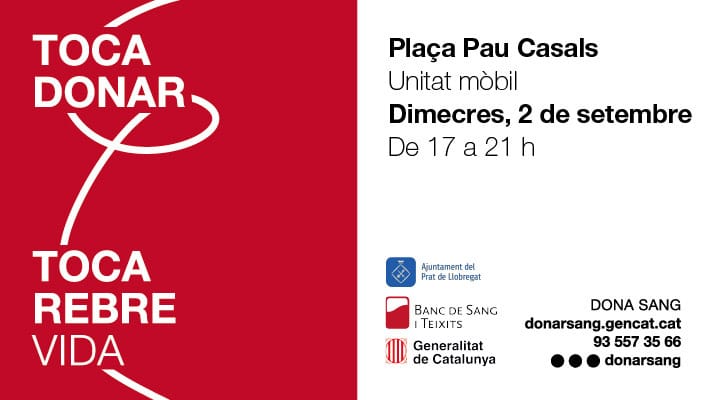 Donación de sangre en El Prat