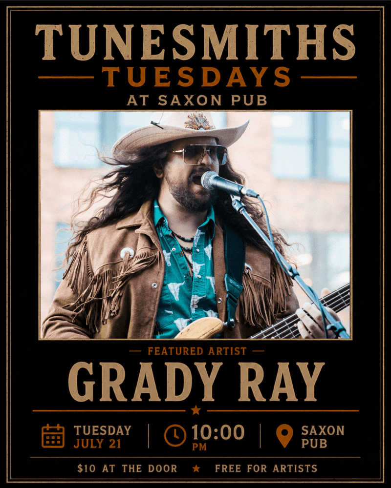 Tunesmith Tuesdays w/ Grady Ray
