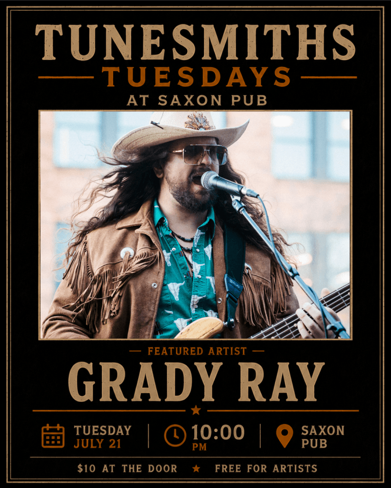 Tunesmith Tuesdays w/ Grady Ray