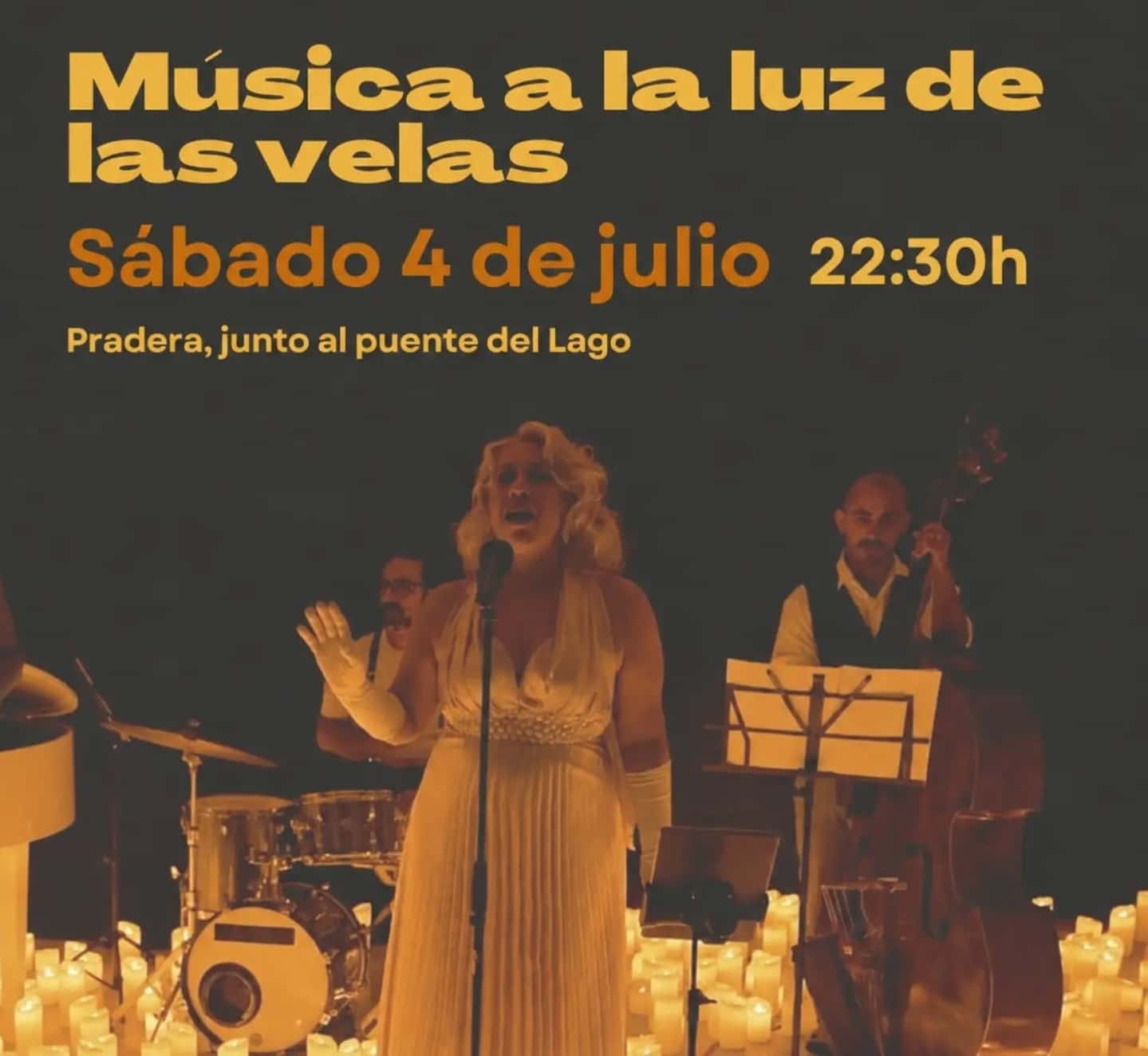 Música a la luz de las velas: Trío Concuerda & Co y Rolita