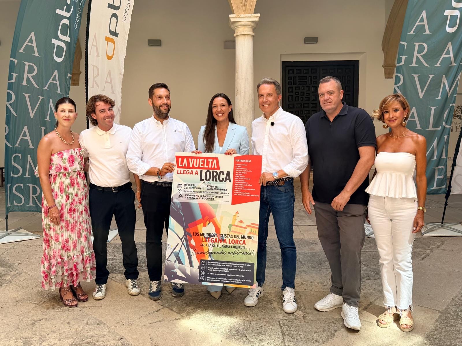 Lorca recibe la undécima etapa de La Vuelta Ciclista a España 2026