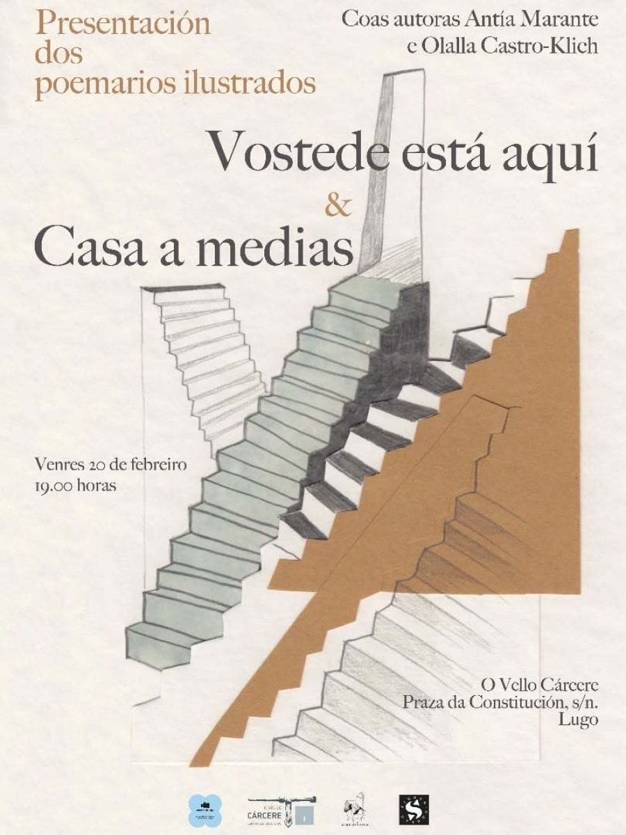 Presentación dos poemarios 'Vostede está aquí' e 'Casa a medias'