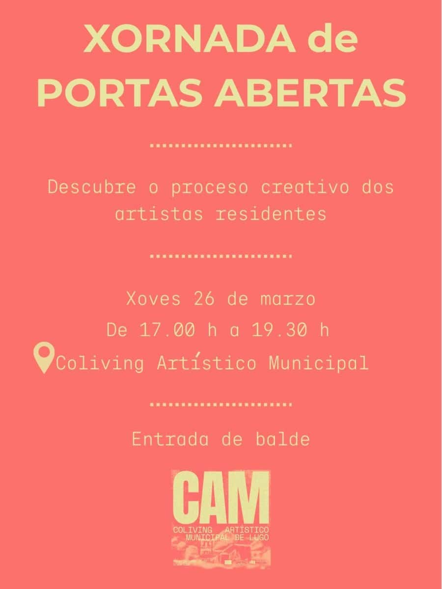 Xornada de portas abertas no Coliving Artístico Municipal de Lugo