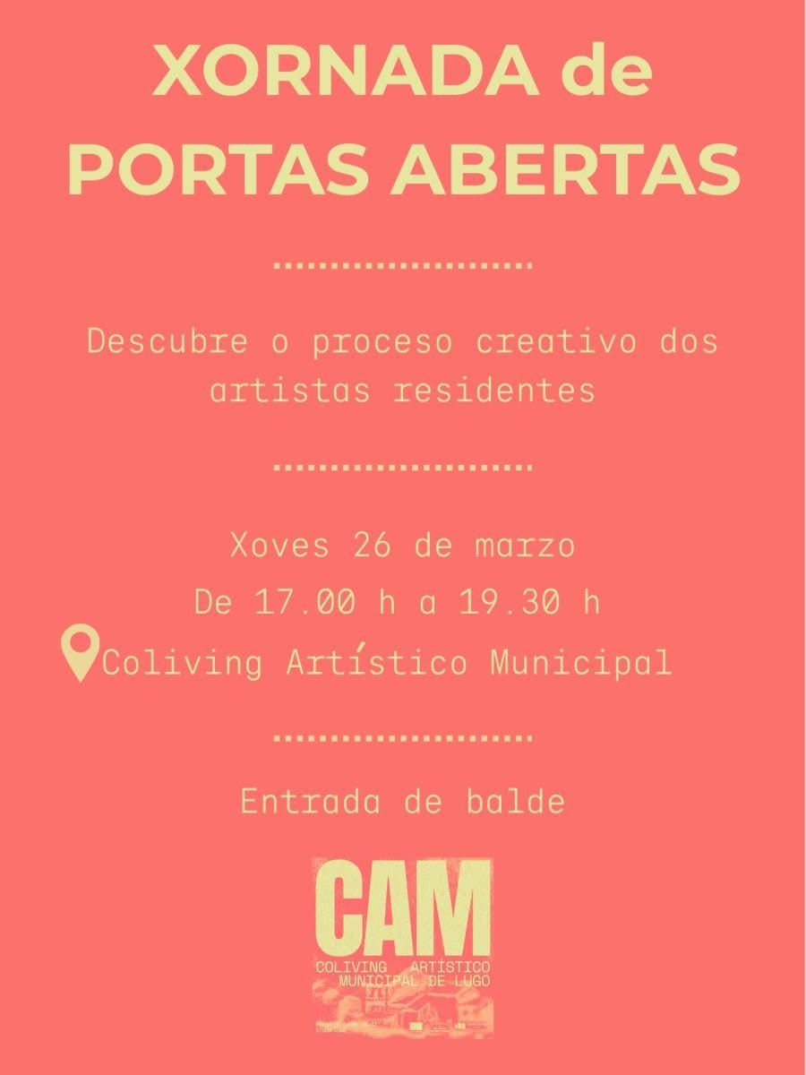 Xornada de portas abertas no Coliving Artístico Municipal de Lugo