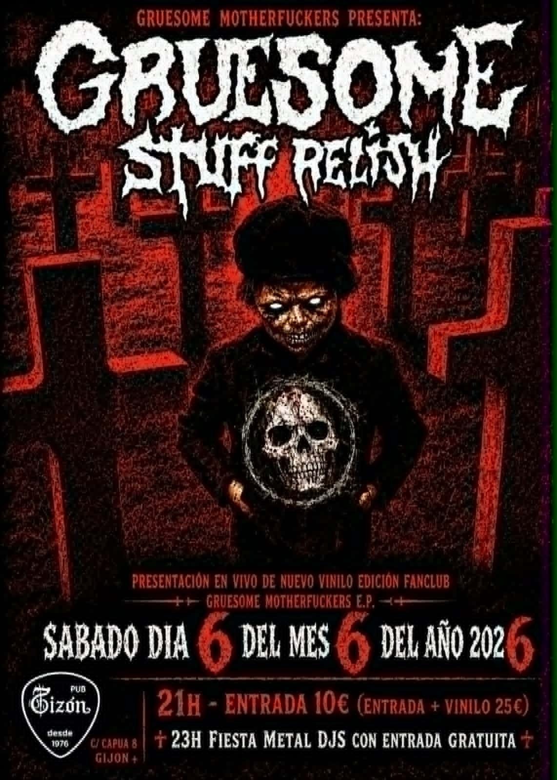 Gruesome Stuff Relish en directo