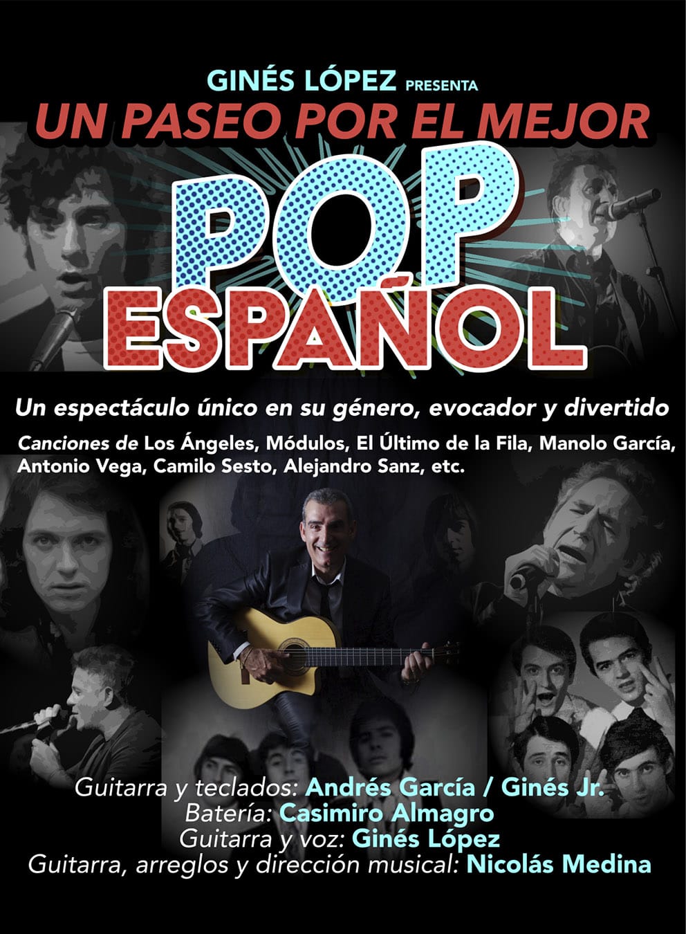 Verano Cultural 2026 - 27 Ciclo de Conciertos: Ginés López - Un paseo por el mejor pop español