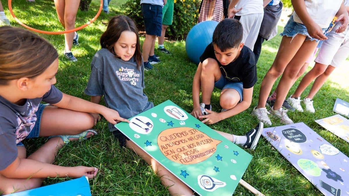 Jornada de cierre de la campaña de movilidad escolar Eu son, nós imos