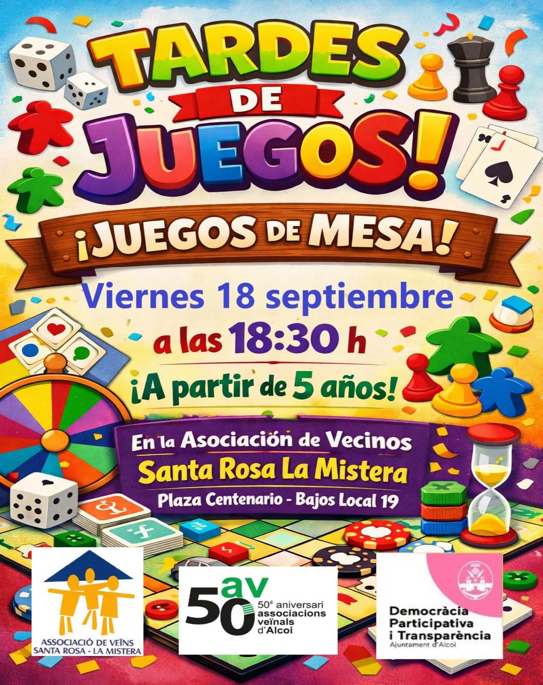 Tardes de juegos de mesa