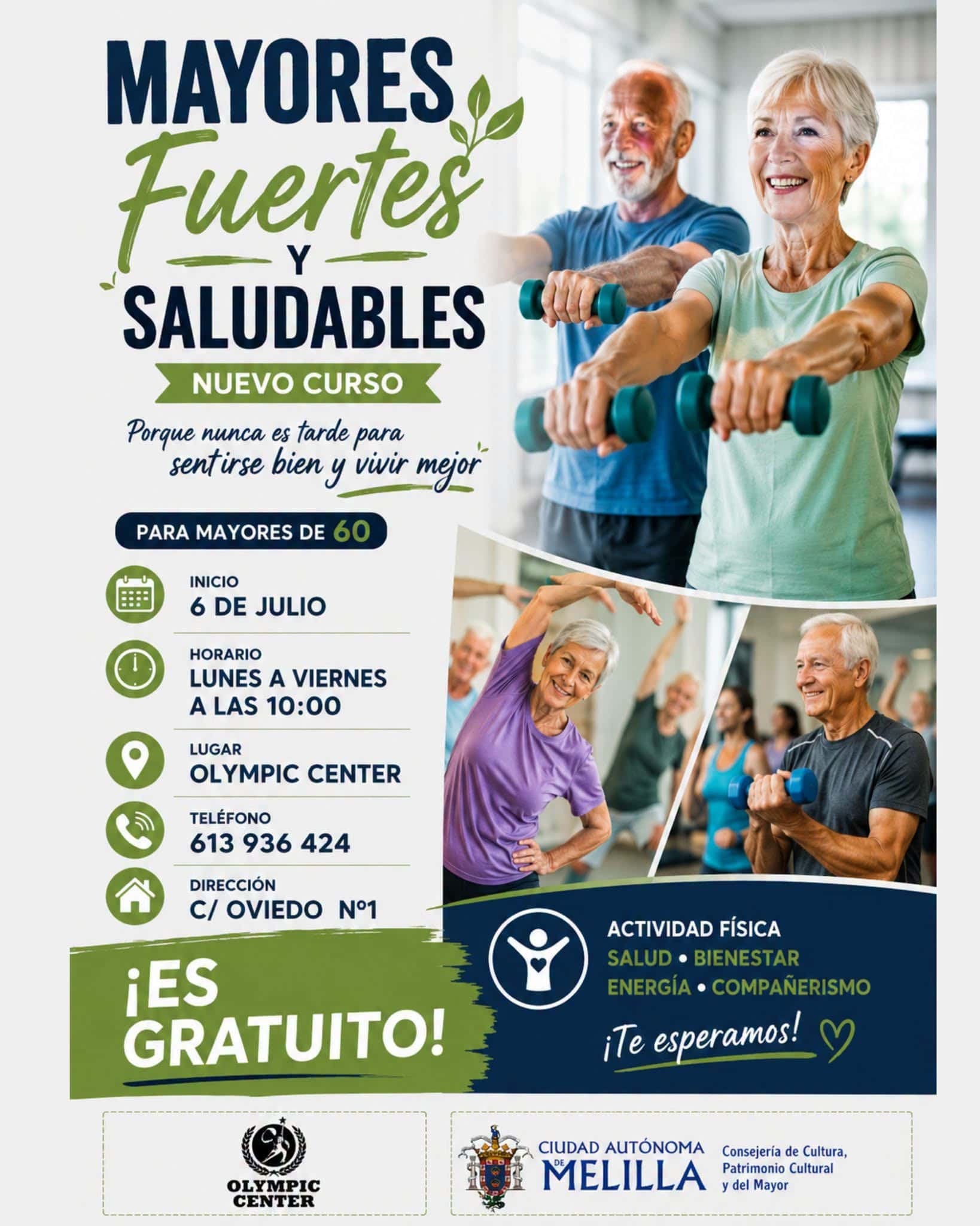 Curso Mayores Fuertes y Saludables