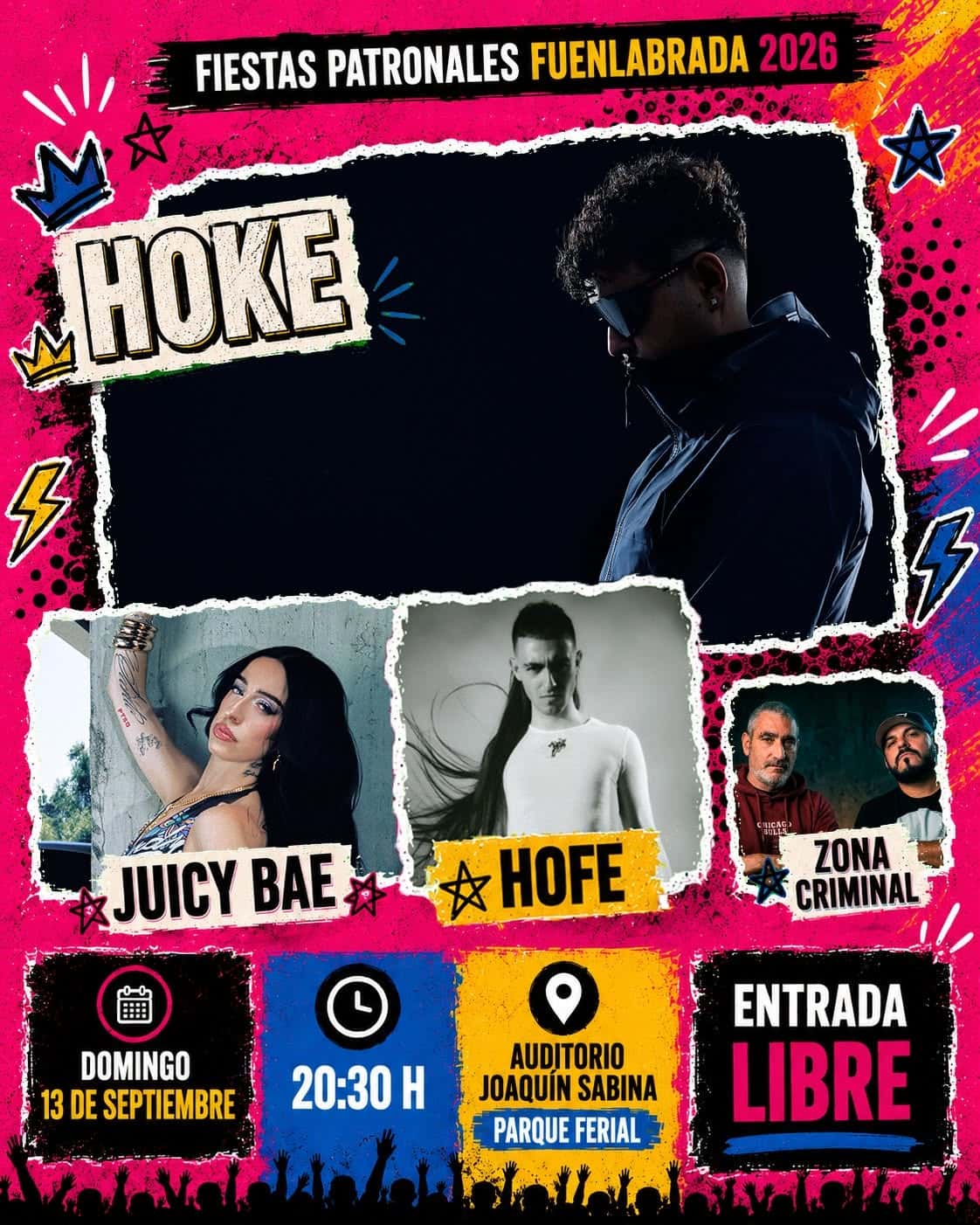 Hoke + Juicy Bae + Hofe + Zona Criminal