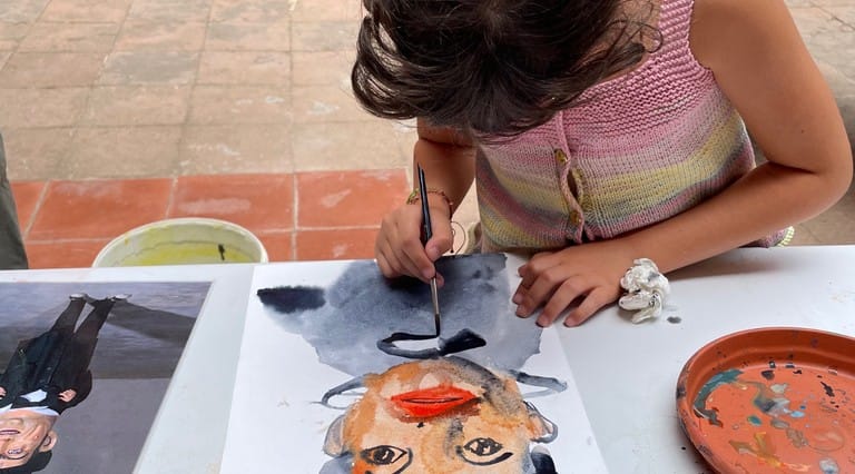 Taller creatiu de Les Santes