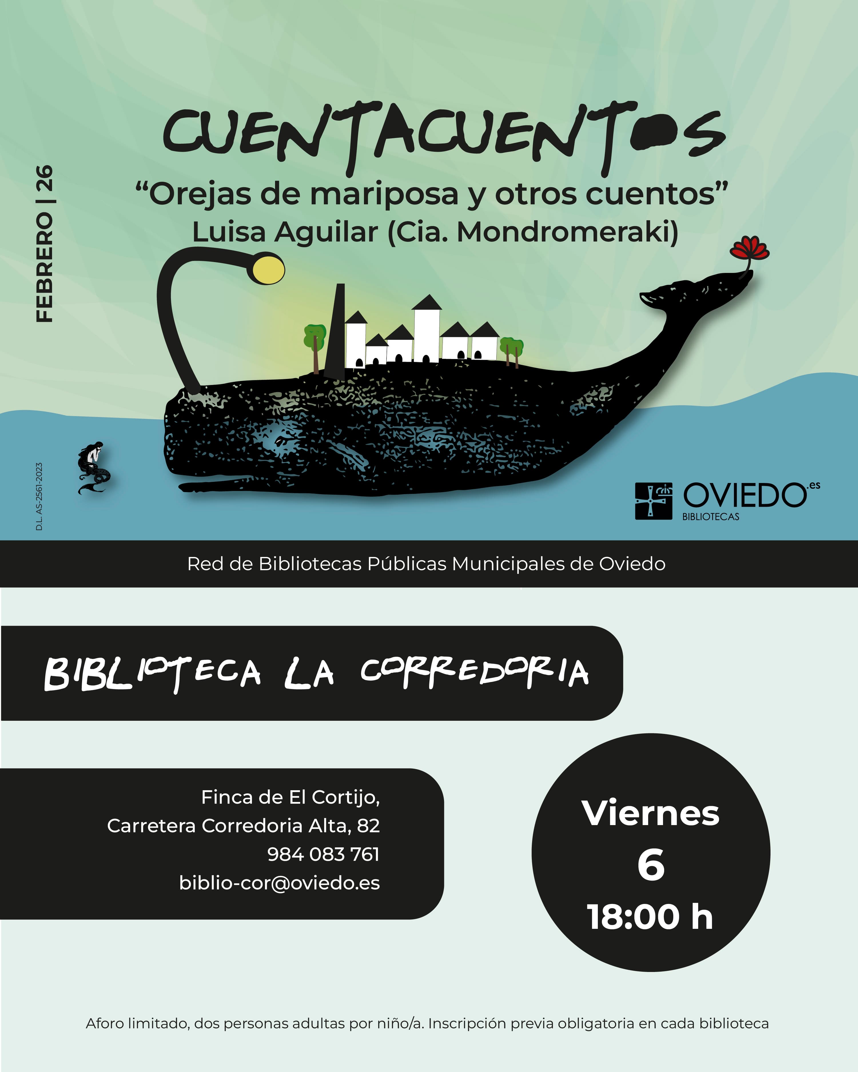 Cuentacuentos “Orejas de mariposa y otros cuentos”