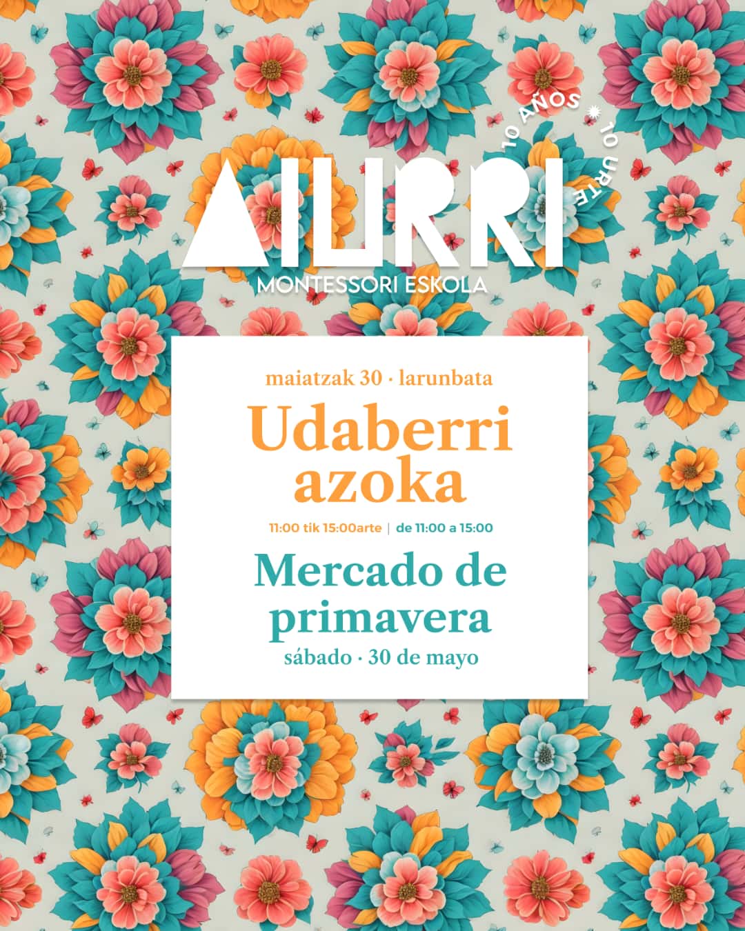 Mercado de Primavera 2026 - Aiurri Montessori Eskola