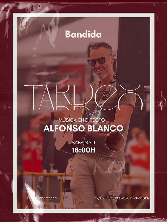 Música en directo con Alfonso Blanco
