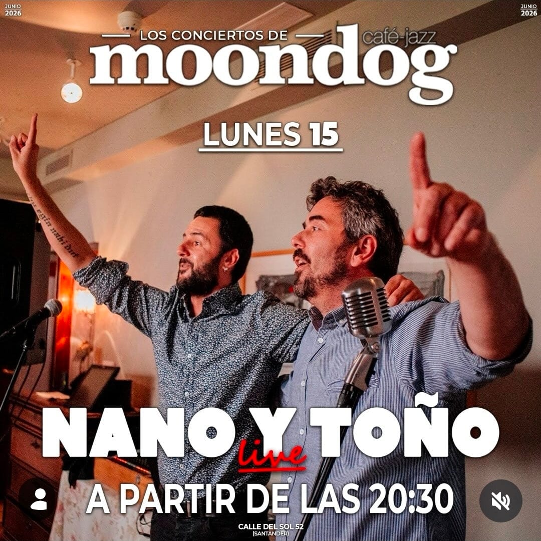 Concierto de Nano y Toño en Moondog