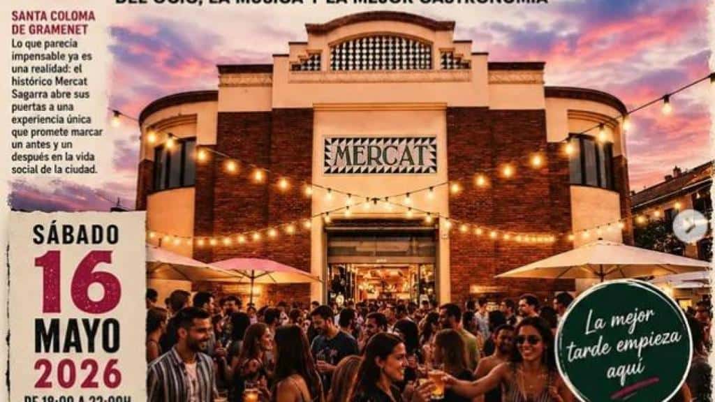 Tardeo con música y tapas en el Mercat Sagarra