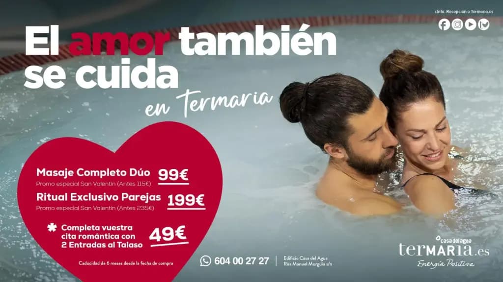 Masaje Completo Dúo San Valentín